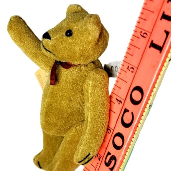 SIGNED 6" Vntg Victorian-styled Christina's Bear "Edward Theordore" Jan Hagara - Picture 8 of 10